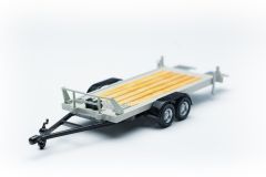 Tandem axle car hauler trailer